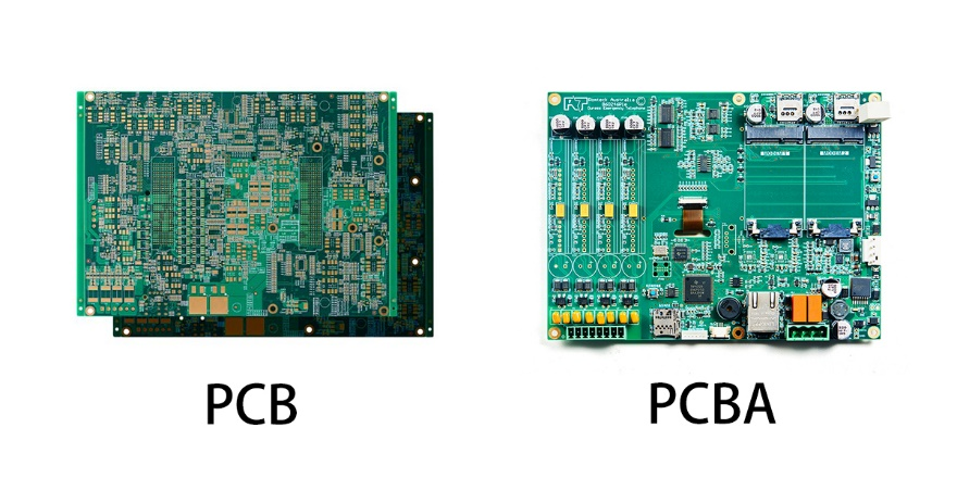 difference between PCB and PCBA