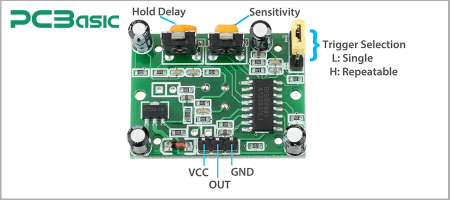 HC-SR501 - PIR sensor module 
