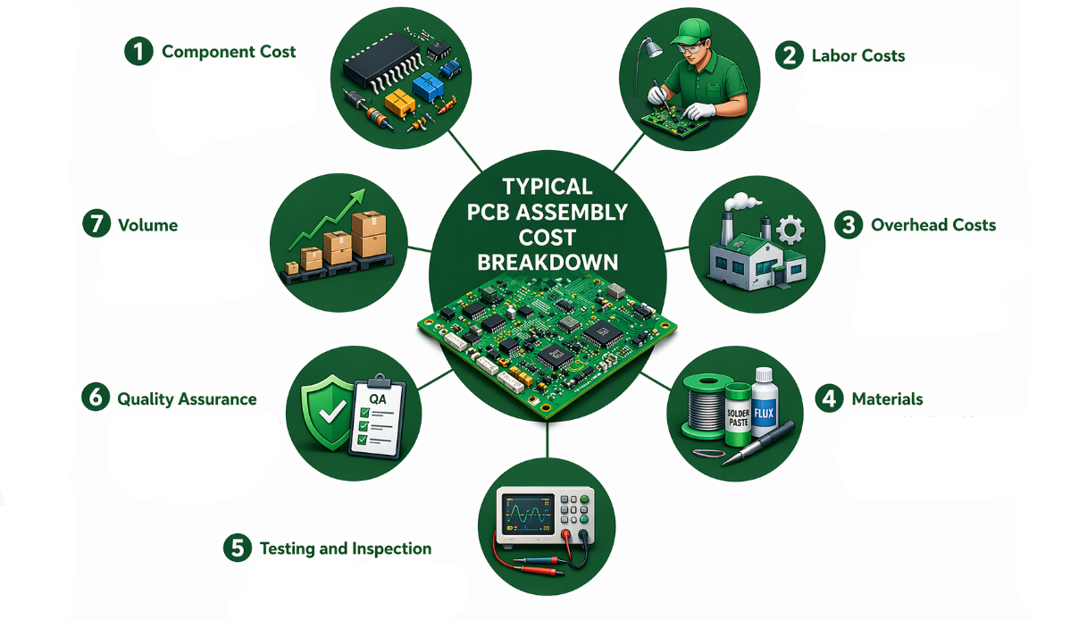 PCB assembly cost breakdown
