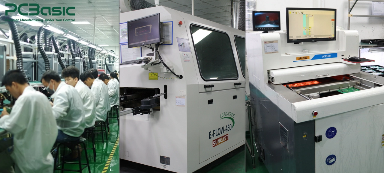 Manual assembly and soldering equipment supporting different production requirements